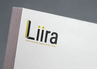 Liira logo mockup