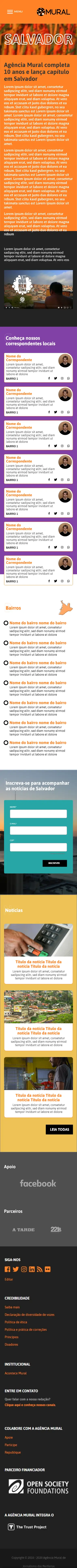 Agencia mural print mobile